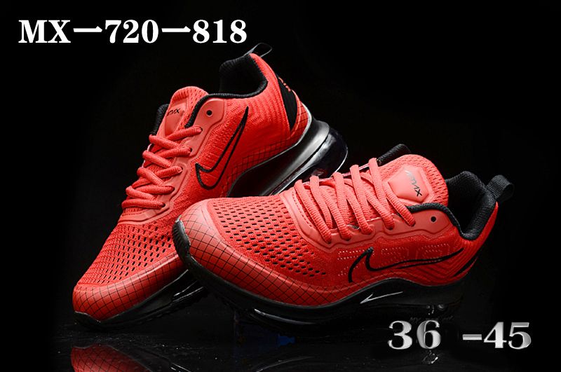 2020 Nike Air Max 720 Red Black Shoes